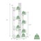 Costway 8-Shelf Bookcase Modern Tree Bookshelf Storage Decor Freestanding White/Black